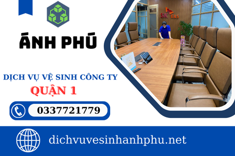 Dịch vụ vệ sinh công ty tại quận 1